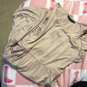 Small tan baby doll dress